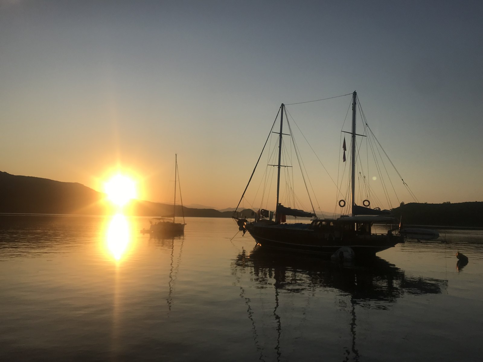 De zon als je wakker wordt