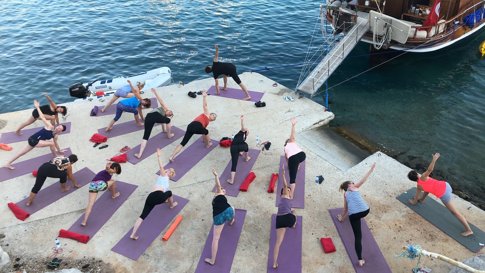 Yogacruise les op Simi Griekenland